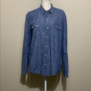 Levi’s pearl Snap denim shirt